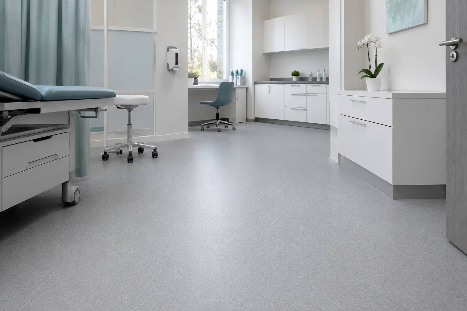 Linoleum pentru clinici medicale din Oradea – criterii de alegere si montaj